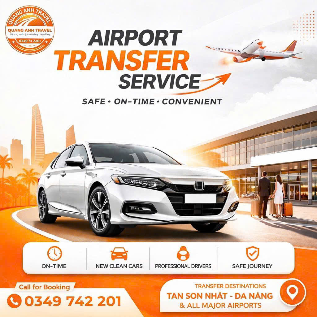 Airport transfer service in Vietnam