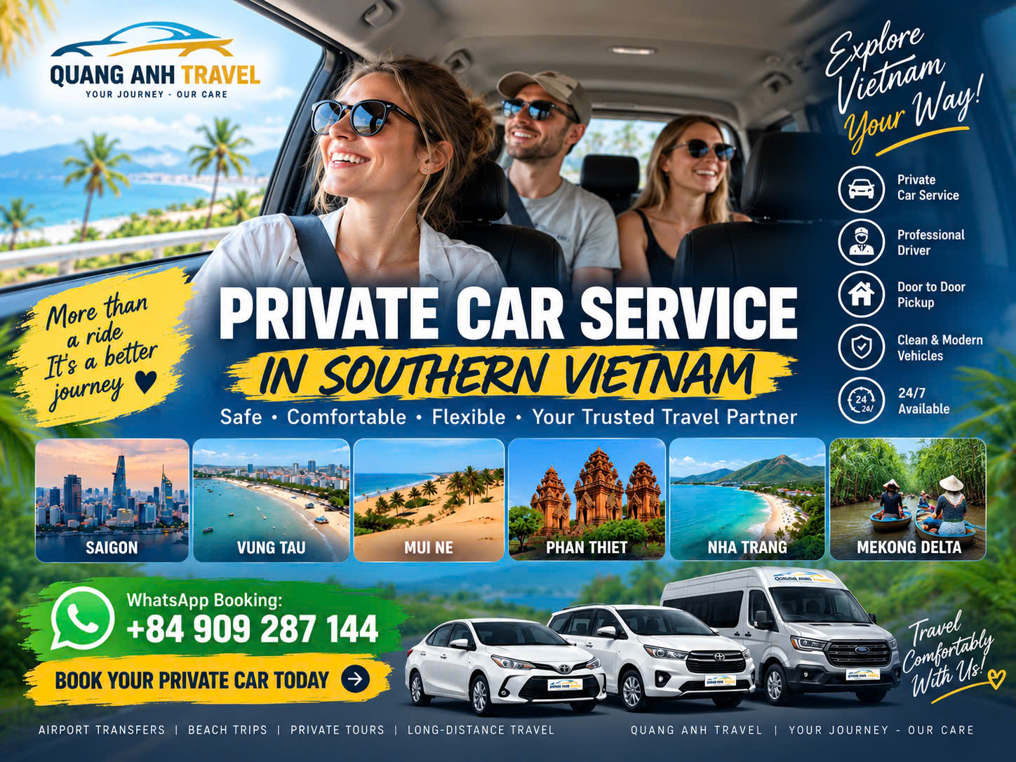 Why choose Dragon Travel private car service