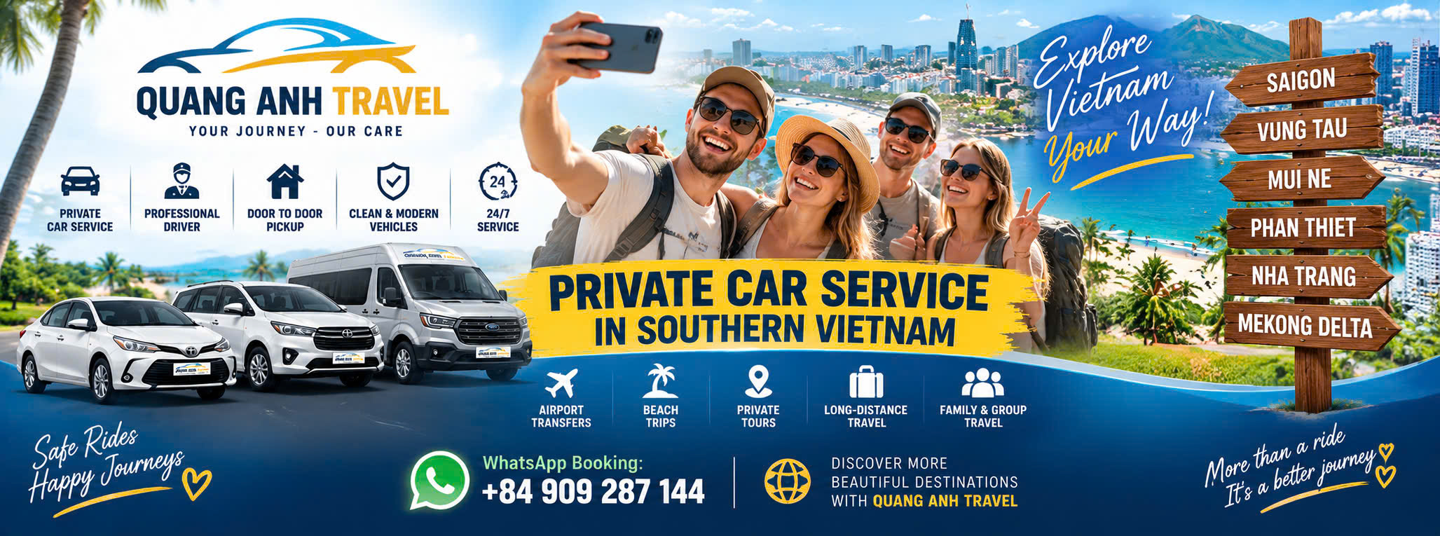 Dragon Travel private car service banner