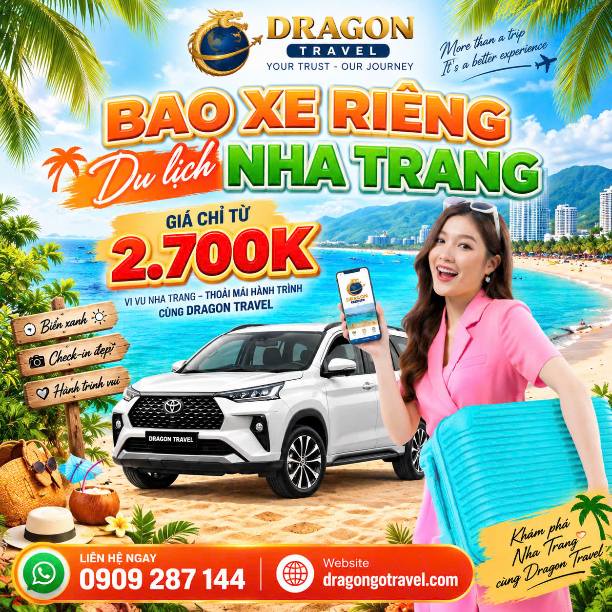 Tuyến xe riêng Dragon Travel 4