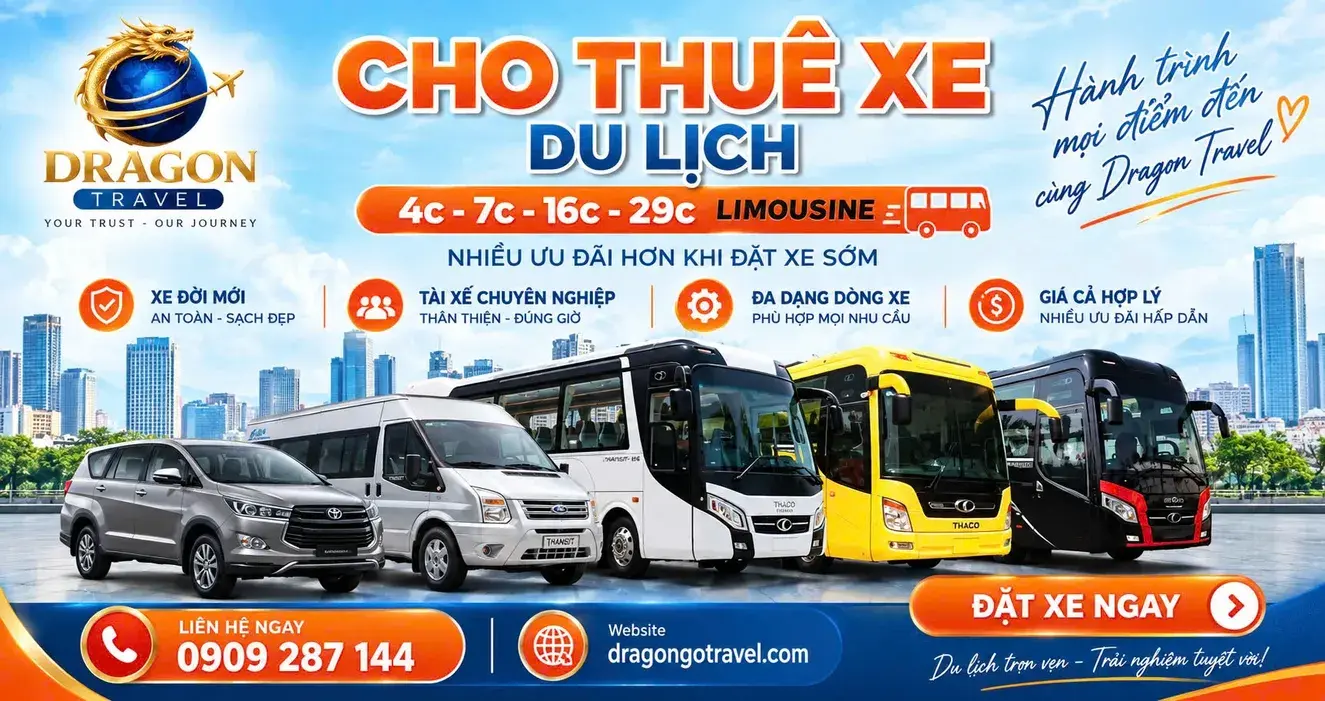 Cho thuê xe du lịch Dragon Travel